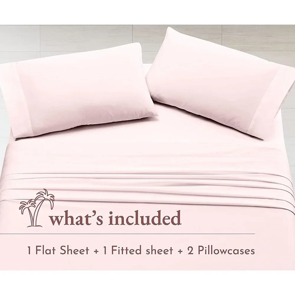 New California Design Den - California King Size Bed Sheets Soft 100% Cotton Coo - Picture 2 of 8